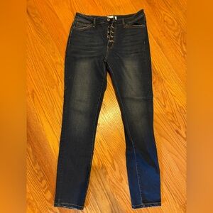 Vervet by flying monkey super stretchy button fly jean